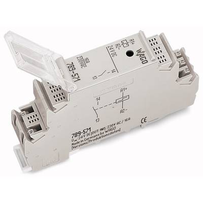 WAGO 789-571 Industrirelæ Nominel spænding: 24 V/DC Brydestrøm (max ...