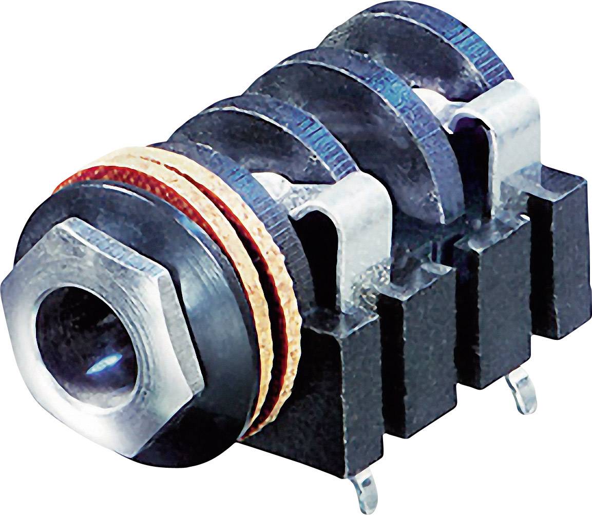 REAN 6,3mm Presa 2-pol Mono Per Spessore Alloggiamento Jack