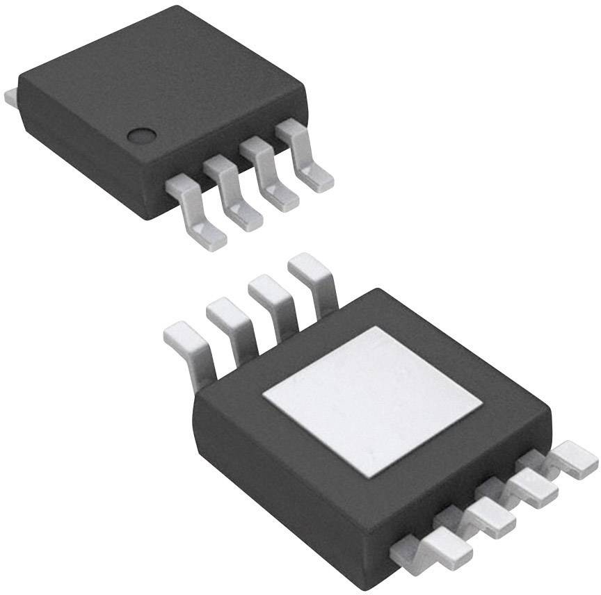To IC-chips med ben, hvor den ene viser oversiden og den anden undersiden. De er beregnet til elektroniske kredsløb.