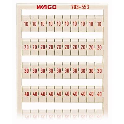 WAGO 793-553 Betegnelseskort  5 stk