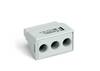 WAGO 773-493 Dåseklemme fleksibel: - stift: 2.5-6 mm² Poltal: 3 500 stk Lysegrå