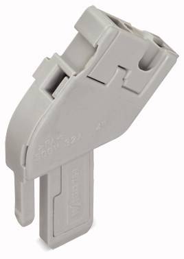Grå beskyttelseshætte-holder i plast, egnet til sikringer. Velegnet til enheder med 500V, 32A.