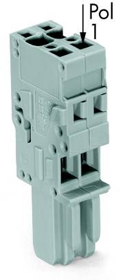 Stikforbindere i grå med henvisning til "Pol 1".