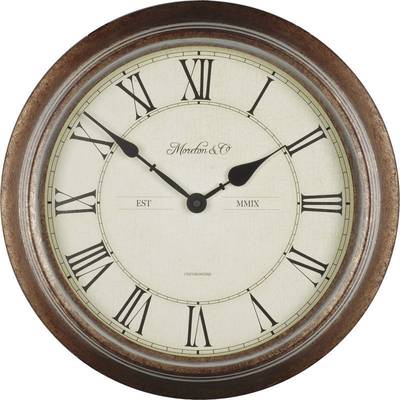 Techno Line WT 7006 Quarz Vægur 36 cm x 7 cm Træ Badeværelse/vådrum egnet