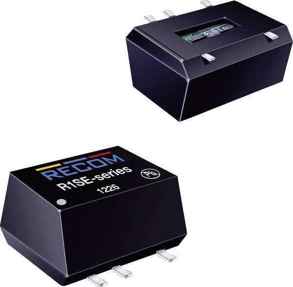 RECOM  R1SE-0505-R  DC/DC-omformer, SMD  5 V/DC  5 V/DC  200 mA  1 W  Antal udgange: 1 x  Indhold 1 stk