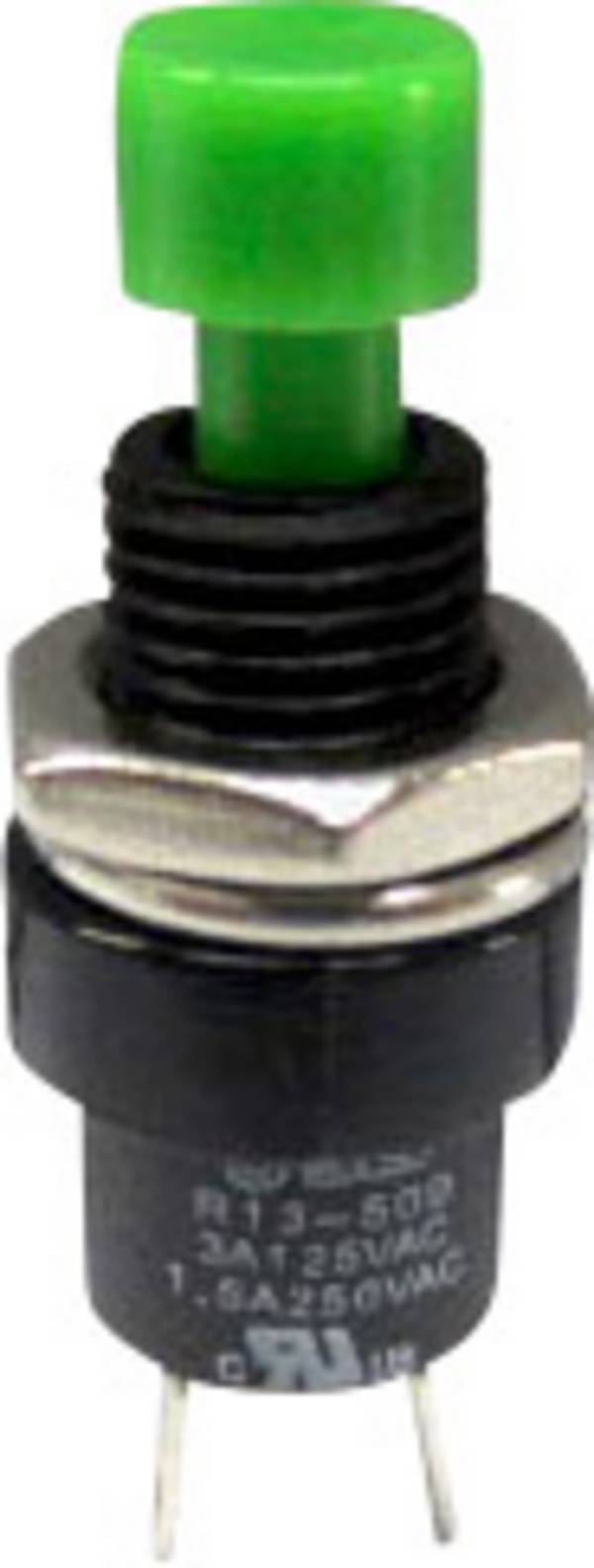 TRU COMPONENTS  1587748  TC-R13-509A-05GN  Trykknap  250 V/AC  1.5 A  1 x Off/(On)  Tastende        1 stk