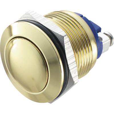 TRU COMPONENTS GQ 19B-G Hærværkssikret trykknap 48 V/DC 2 A 1 x Off/(On) Tastende IP65 1 stk