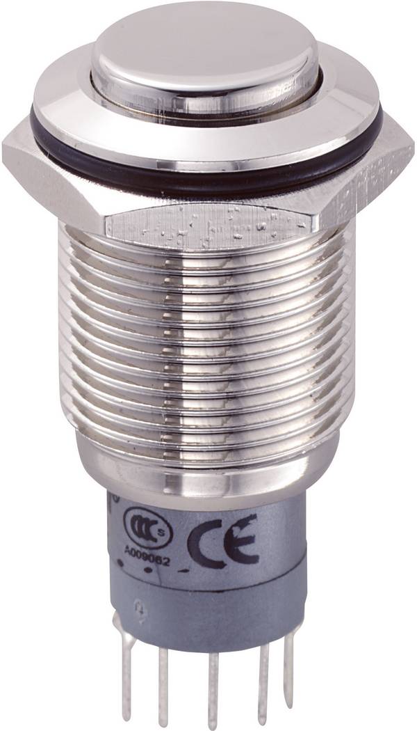 TRU COMPONENTS  701981  LAS2GQH-11Z/N/P  Hærværkssikret trykkontakt  250 V/AC  3 A  1 x On/On  Klikkende        1 stk