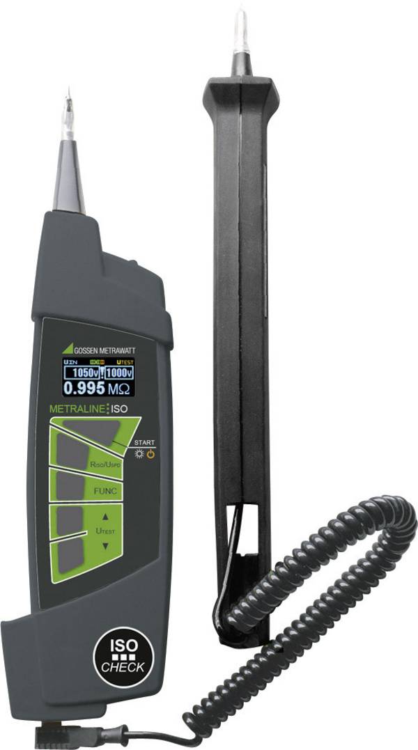 Gossen Metrawatt Metraline ISO CHECK Isolationsmåler  50 V, 100 V, 250 V, 500 V, 1000 V 1 GΩ
