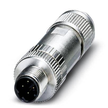 Metalstik-forbindere med flere ben, cylinderformet, sølvfarvet, egnet til industrielle anvendelser.