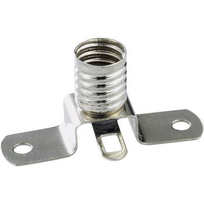 TRU COMPONENTS 794951 Lampefatning Sokkel: E5.5 Tilslutning: Loddefane 1 stk