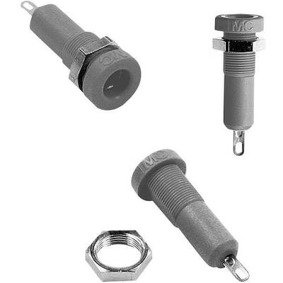 Stäubli LB-I4R-B Laboratorietilslutning Tilslutning, indbygning lodret Stift-diameter: 4 mm Hvid 1 stk