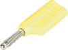 Schnepp S 4041 S Bananstik Stik, lige Stift-diameter: 4 mm Gul 1 stk