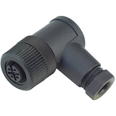 binder 99-0436-00-05 Sensor-, aktuator-stik, M12 Tilslutning, vinklet Pol-tal (RJ): 5 1 stk
