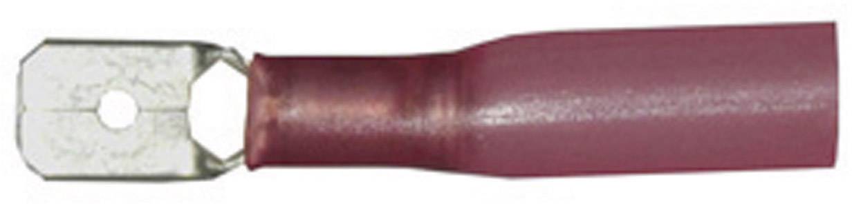 Vogt Verbindungstechnik 3910h Fladstik Med krympeslange Stikbredde: 6.3 mm Stiktykkelse: 0.8 mm 180 ° Delvist isoleret Rød 1 stk