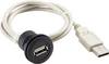 USB-stik Tilslutning, indbygning RRJ_USB_SW_150CM RRJ_USB_SW_150CM Schlegel Indhold: 1 stk