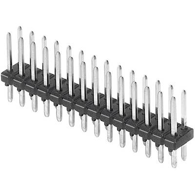 TRU COMPONENTS Stiftliste (standard) Antal rækker: 2 Poltal hver række: 3 TC-18884-13-006-00 1 stk