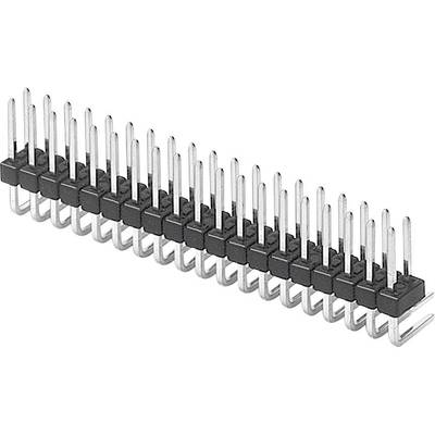 TRU COMPONENTS Stiftliste (standard) Antal rækker: 2 Poltal hver række: 10 TC-18947-13-020-00 1 stk