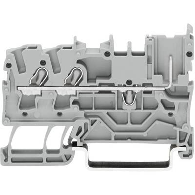 WAGO 2022-1301 Series 2022 2-conductor/1-pin Base Terminal 0.25 - 4 mm² Grey