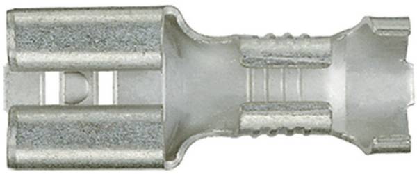 Klauke 1750 Fladstik-kabelsko  Stikbredde: 6.3 mm Stiktykkelse: 0.8 mm 180 ° Uisoleret Metal 1 stk