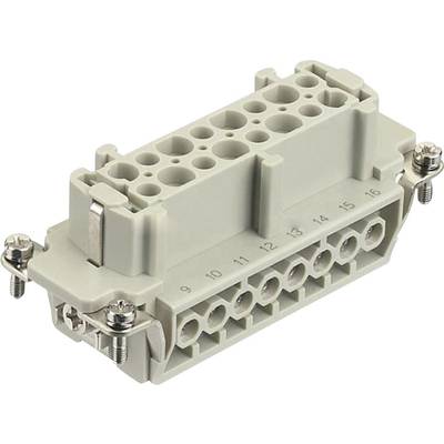 Harting 09330162701 Tilslutningsindsats Han® E 16 + PE Skruer 1 stk Piece