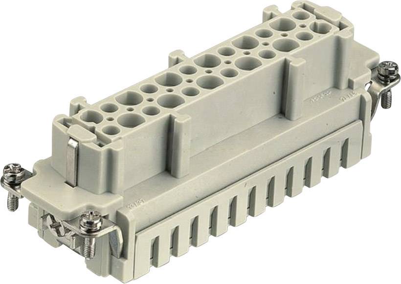 HARTING 09330242716 Tilslutningsindsats Han® E 24 + PE Clipstrækfjeder 1 stk