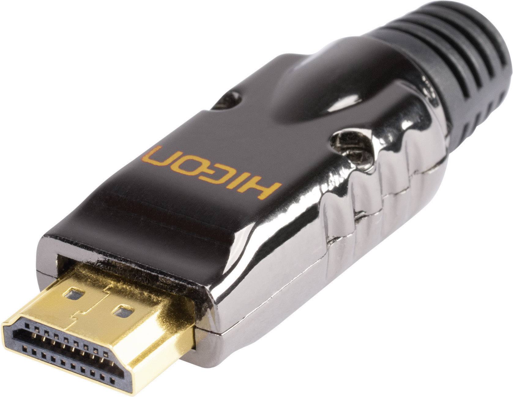 investering mulighed barmhjertighed Hicon HI-HD-M HDMI-stik Stik, lige Poltal: 19 Sort 1 stk |  Conradelektronik.dk