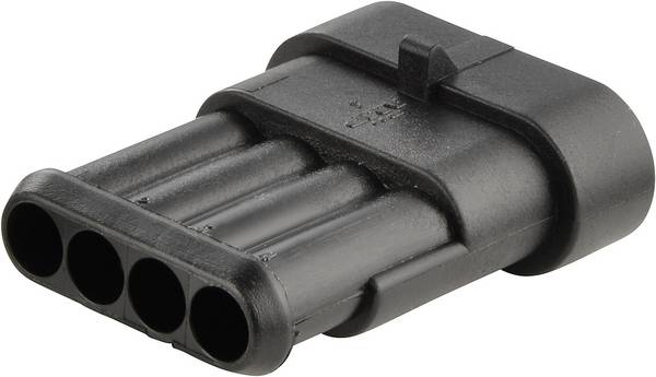 TE Connectivity Stiftkabinet-kabel AMP-Superseal 1.5mm Series Samlet antal poler 4 Rastermål: 6 mm 282106-1 1 stk