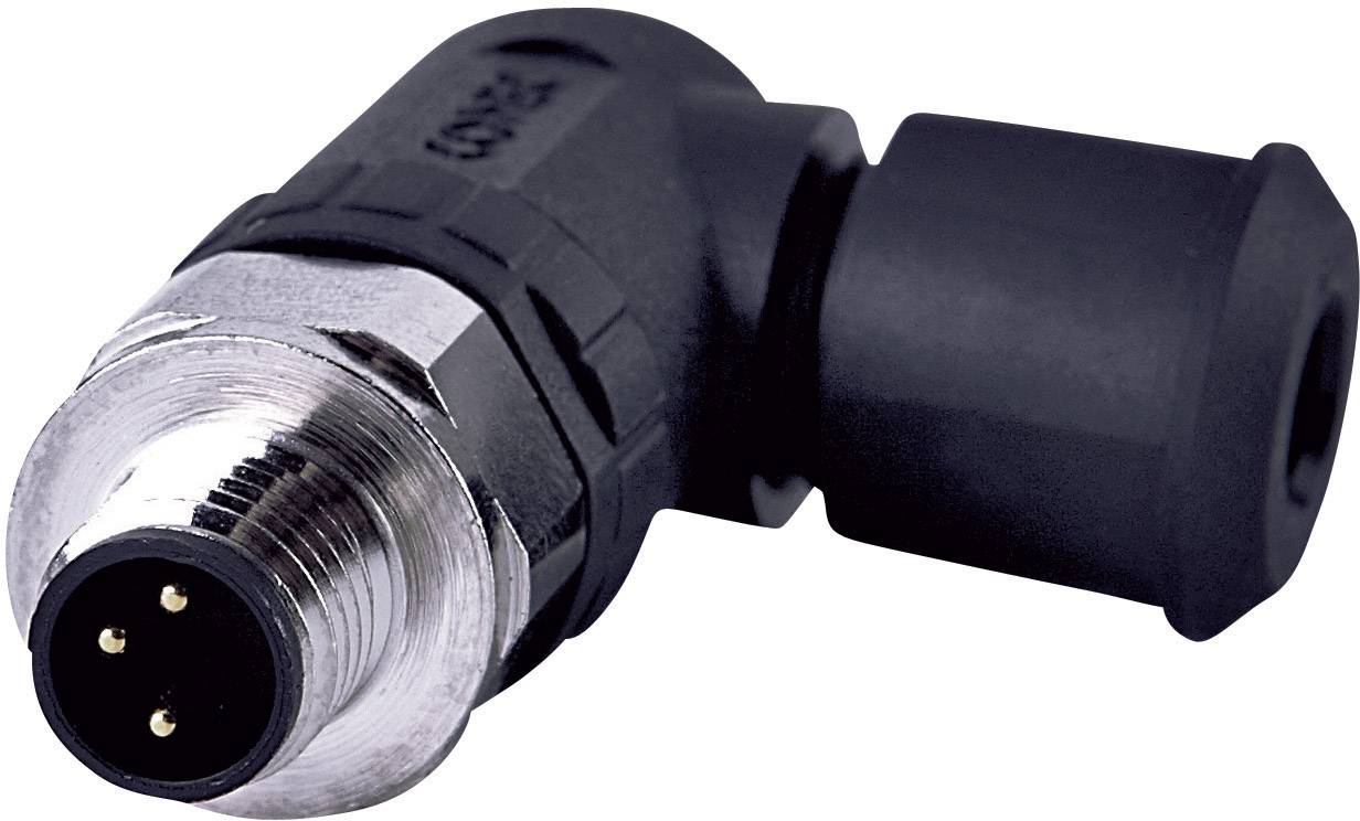 Conec 42-00027 Sensor-, aktuator-stik, M8 Stik, vinklet Pol-tal (RJ): 4 1 stk Piece