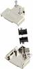 MH Connectors MHD45PK-9-K 6560-0146-11 D-SUB-kabinet Poltal: 9 Plastic, metalliseret 45 ° Sølv 1 stk