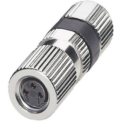 Phoenix Contact 1506781 Sensor-, aktuator-stik, M8 Tilslutning, lige Pol-tal (RJ): 4 1 stk