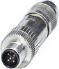 Phoenix Contact 1424658 Sensor-, aktuator-stik, M12 Stik, lige Pol-tal (RJ): 5 1 stk