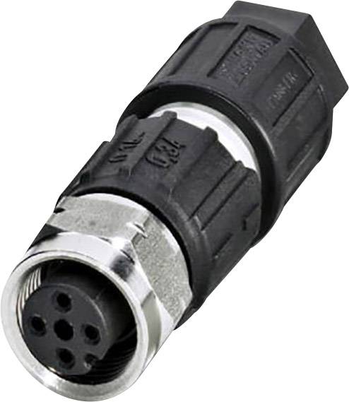 Phoenix Contact 1440766 Sensor-, aktuator-stik, M12 Stik, lige Pol-tal (RJ): 4 1 stk