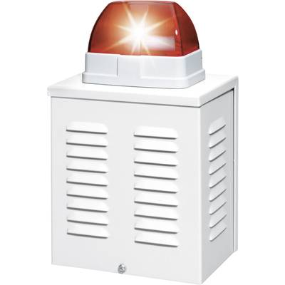 ABUS SG1650 Alarmsirene med blinklys 110 dB Rød Indendør, Udendørs 12 V/DC