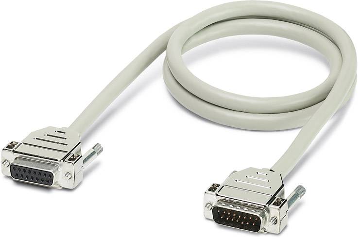 Serielt kabel med 9-benede D-Sub-stik i begge ender, velegnet til forbindelse mellem computere med serielle grænseflader.