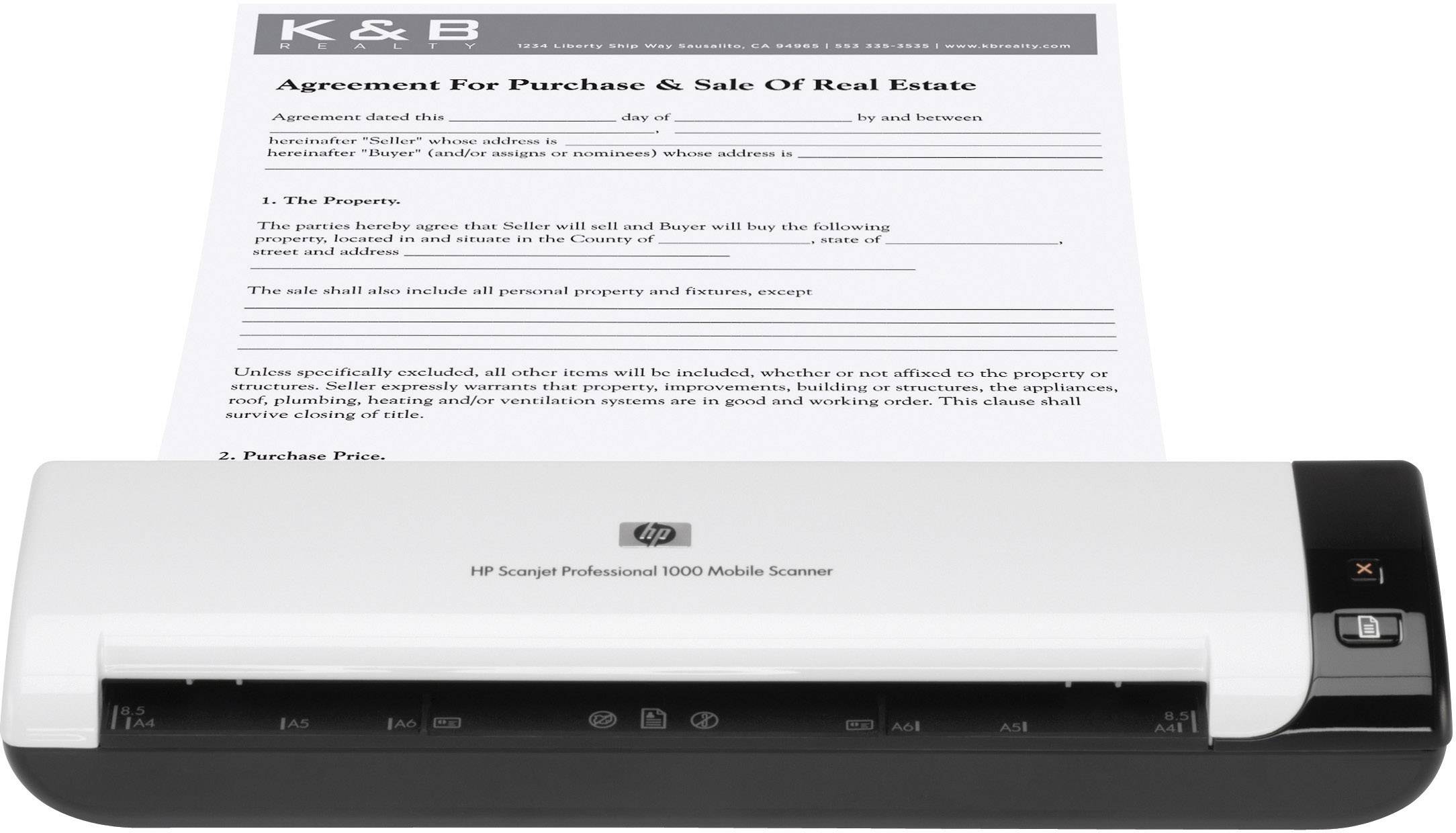 HP Scanjet Professional 1000 Duplexdokumentenscanner A4 600 x 600 dpi