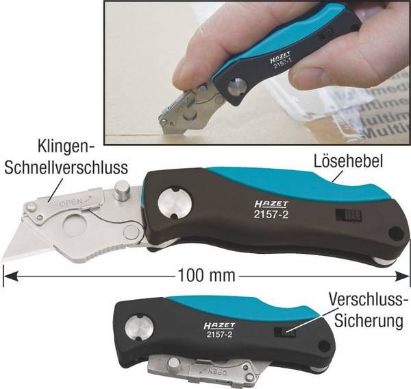 Hazet Mini-foldekniv, lommekniv 2157-2