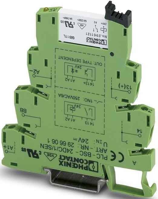 Phoenix Contact PLC-RSC- 24DC/ 1/SEN Interfacerelæ 24 V/DC 6 A 1 x ...