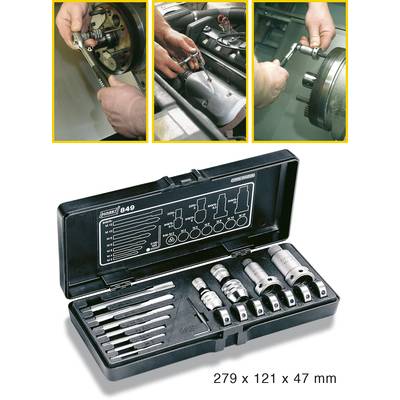 Hazet 849 Gevindreperationssats med 19 dele M8, M6, M5, M4, M3, M12, M10