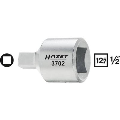 Hazet 3702-1 Indvendig firkant Topnøgleindsats 10 mm 1/2" (12,5 mm)