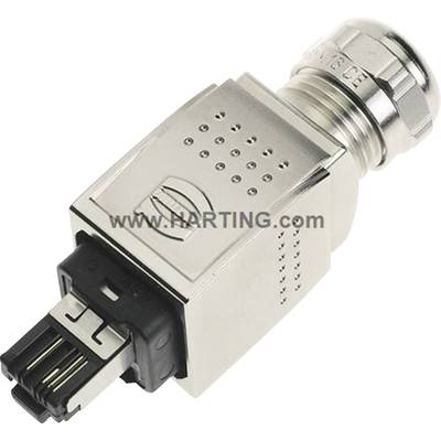 Harting 09352260401 Sensor-/Aktor-datastikforbinder Stik, lige Pol-tal (RJ): 4P4C 1 stk