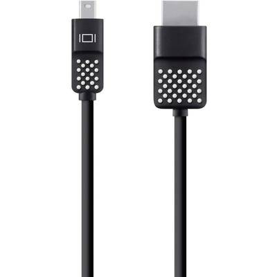 Belkin Mini-display-port / HDMI Adapterkabel Mini DisplayPort-stik, HDMI-A-stik 1.80 m Sort F2CD080bt06 Displayport-kabe