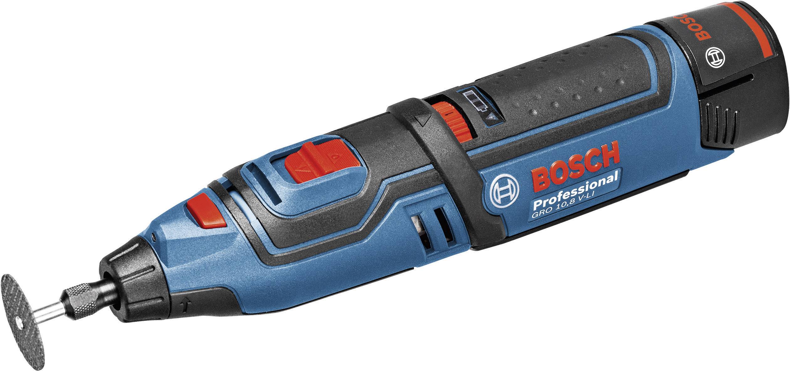 Bosch Professional GRO V LI 06019C5001 Batteridrevet multifunktionsværktøj inkl. ekstra inkl. tilbehør, Ku | Conradelektronik.dk