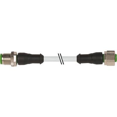 Murrelektronik 7000-40041-2250200 Sensor-, aktuator-stik, M12 x 1 Stik, lige, Tilslutning, lige 2.00 m 1 stk