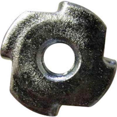 TOOLCRAFT 226777 Indslagsmøtrikker M3 Stål 10 stk