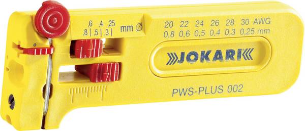 Jokari 40025 PWS Plus 002  Afisoleringstang Egnet til PVC-trådar, PTFE-trådar 0.25 til 0.80 mm  PVC Passer til mærke JOKARI