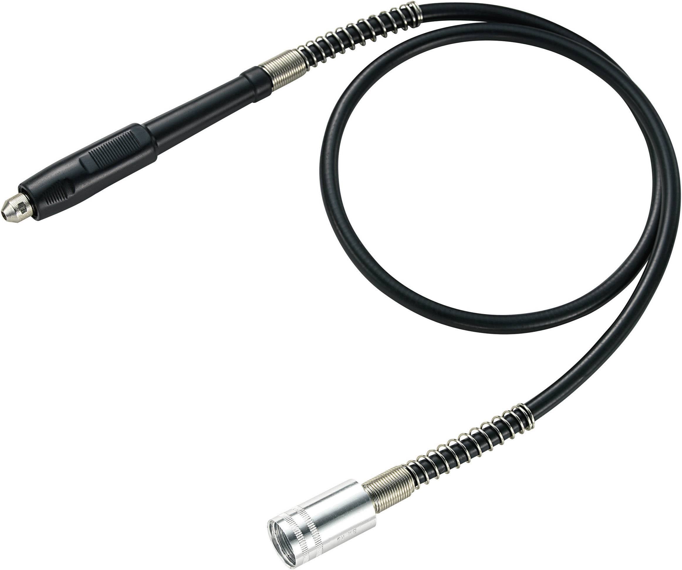 En sort testlampe med spiralkabel og metalspids, som bruges i bildiagnose til at teste elektriske forbindelser.