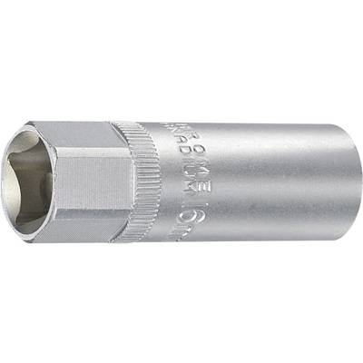 Metalstik med sekskantede ende og indgraveret størrelsesmarkering '16mm'. Bruges til skrueopgaver.