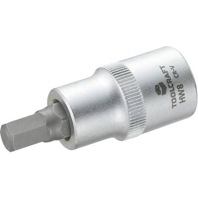 TOOLCRAFT 816158 Unbrako Topnøgle-bit-indsats 8 mm 1/2" (12,5 mm)