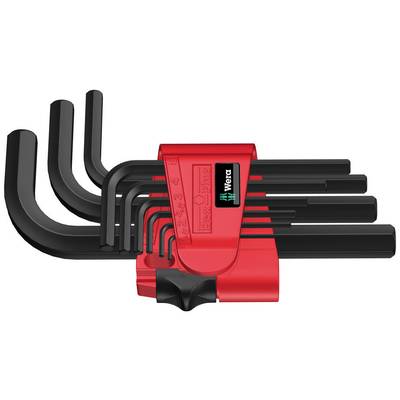 Wera 950/9 BM N Unbrako Vinkelskruetrækker-sæt 1.5 mm, 2 mm, 2.5 mm, 3 mm, 4 mm, 5 mm, 6 mm, 8 mm, 10 mm 9 dele